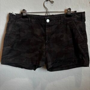 Camo Shorts Skinny Boyfriend Gap Khakis Camouflage Utility Dark Green Brown 14